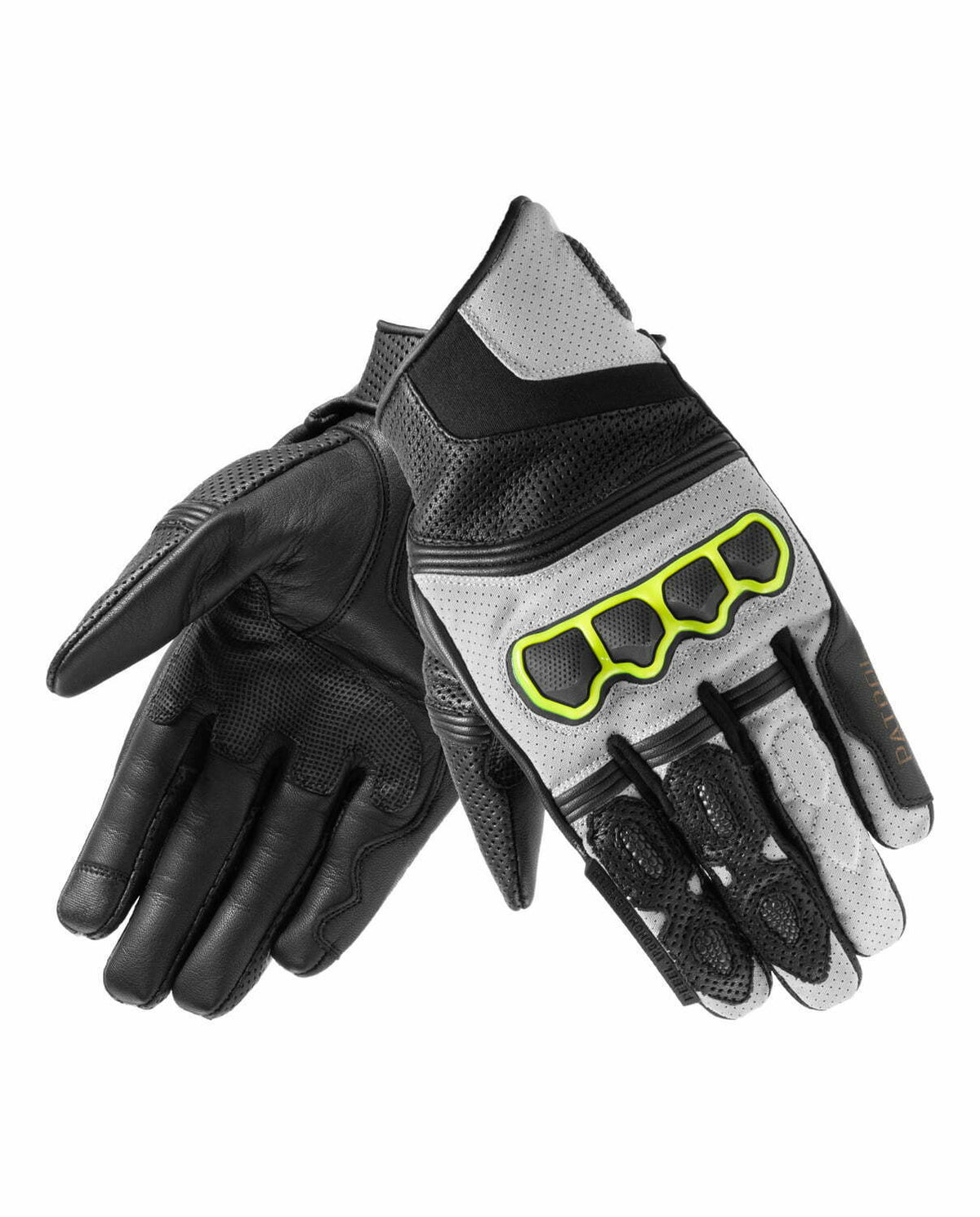 Rebelhorn MC Gloves Patrol Short Black /Gray