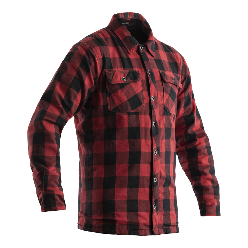 RST Kevlar Mc-Skjorta Lumberjack Röd