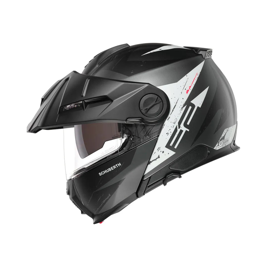 Schuberth Öppningsbar Mc-Hjälm E2 Explorer Grå