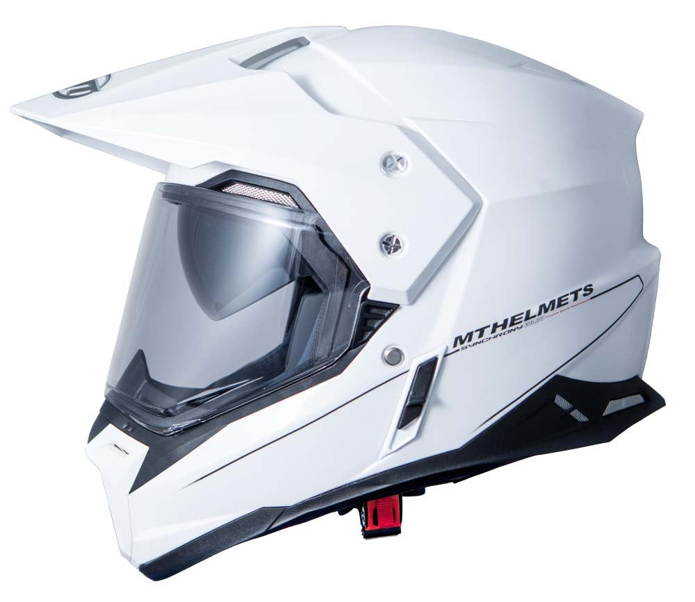 MT Helmets Adventure Mc-Hjälm Synchrony DS Vit