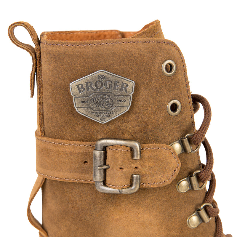 Broger Unisex Mc-Stövlar Ohio Cognac