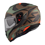 MT Helmet's openable MC helmet atom Camo Gold