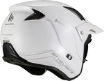 MT Helmets Öppen Mc-Hjälm District Solid A0 Vit