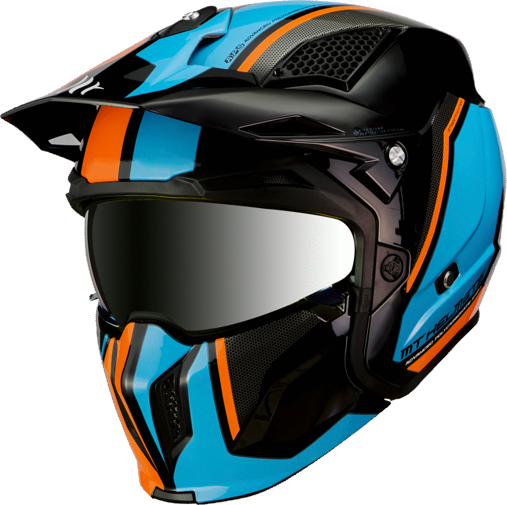 MT Helmets Öppen Mc-Hjälm Streetfighter SV Twin A4