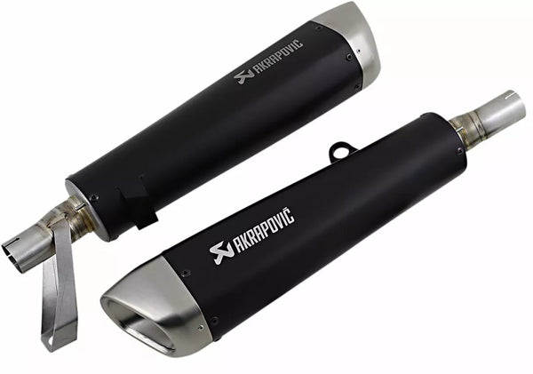 AKRAPOVIC MUFFLERS TI BK STR TWIN S-T9SO2-HCQTBL