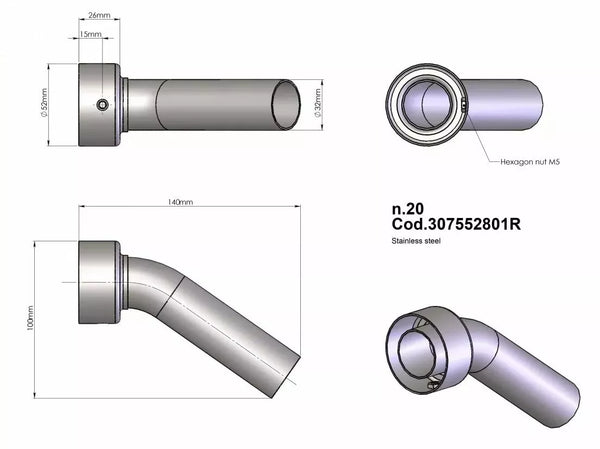 LEOVINCE DBKILLER 20 307552801R