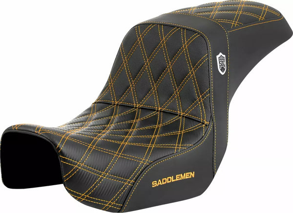 SADDLEMEN SEAT SDC PERFORMANCE GOLD STIT SC80604GOL
