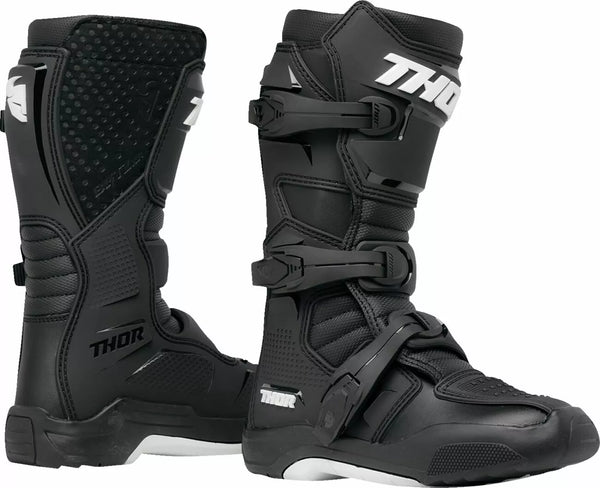 THOR BOOT YTH BLITZ XR BK/WH 2 3411-0725