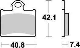 MOTO-MASTER BRAKE PAD NITRO 096721