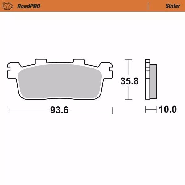 Moto-Master Brake Pad Scooter 413303