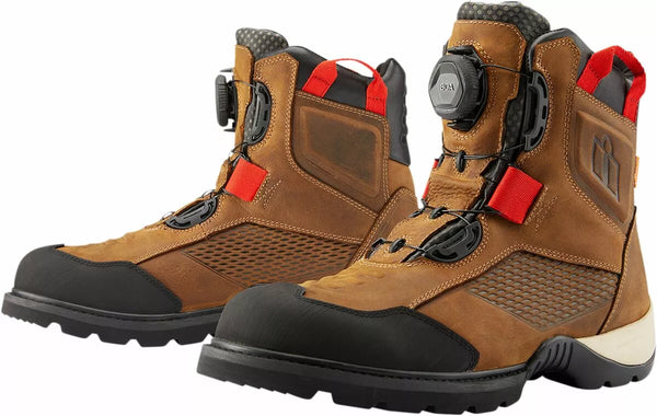 Icon Boot Stormhawk Brn 8 3403-1162