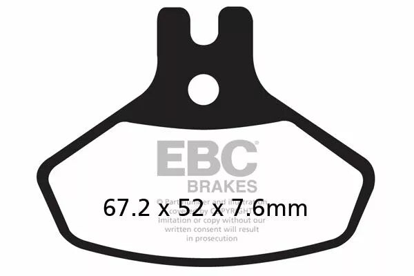 EBC BRAKE PAD SINT R SERIES FA468R