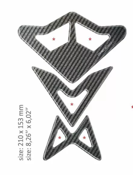 ONEDESIGN TANK PAD CARBON SUN CGSUNCP