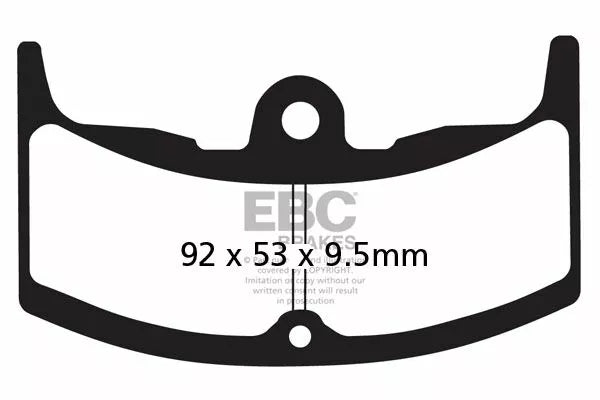 EBC BRAKE PAD ORGANIC STREET FA080/2