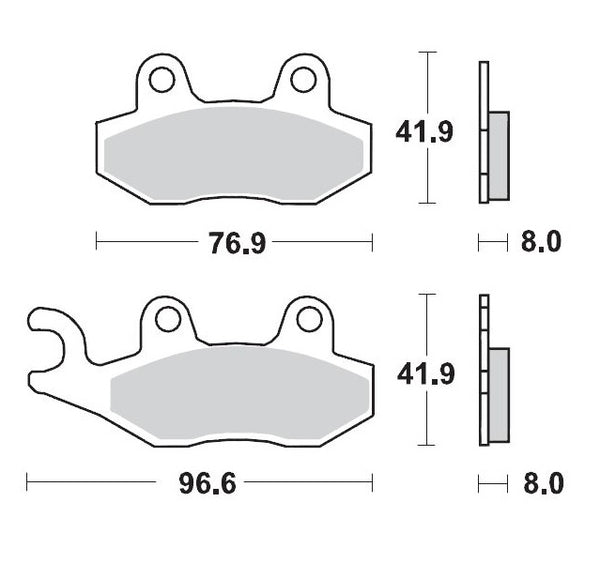 MOTO-MASTER BRAKE PAD RACING GP 091912