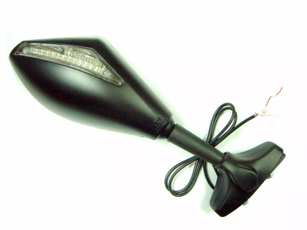 EMGO MIRROR BLACK RIGHT EC W/LED 20-26191