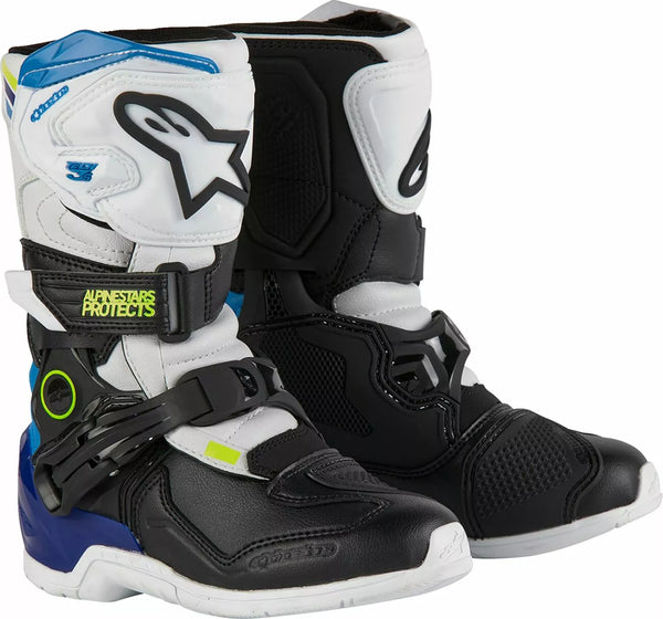 ALPINESTARS(MX) BOOT T3S KIDS WT/BK/B 12 2014524-2179-12