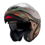 MT Helmet's openable MC helmet atom Camo Gold