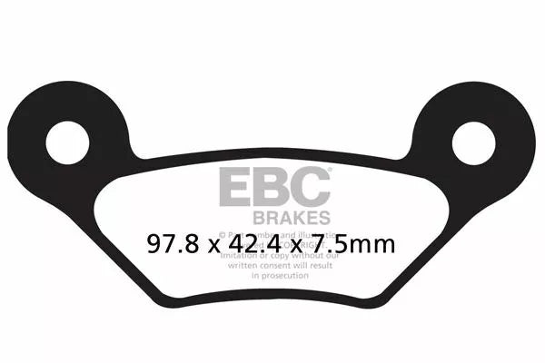 EBC BRAKE PAD SINT R SERIES FA609R