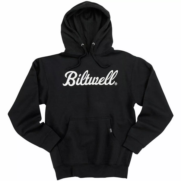 BILTWELL HOODIE SCRIPT PULLOVER BK 2X 8124-027-006