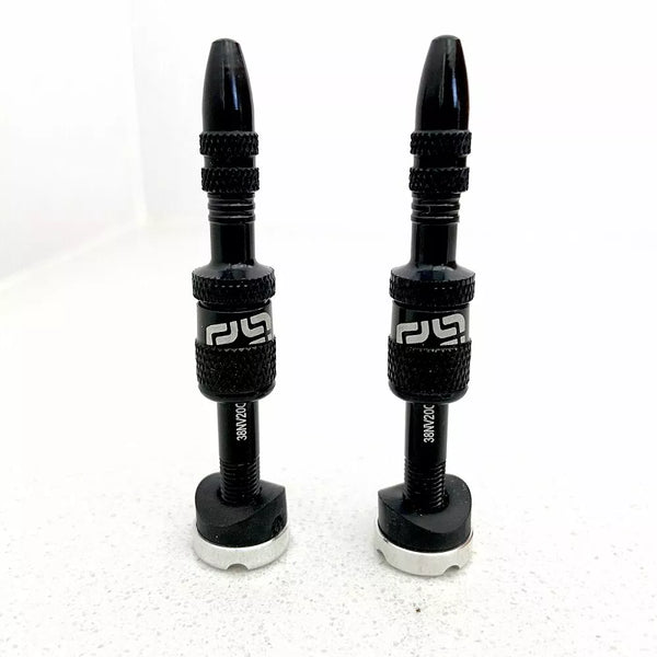 E*THIRTEEN QUICKFILL VALVES 23-30MM BLACK TR2UNA-113