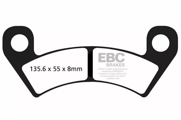 EBC BRAKE PAD SINT R SERIES FA610R