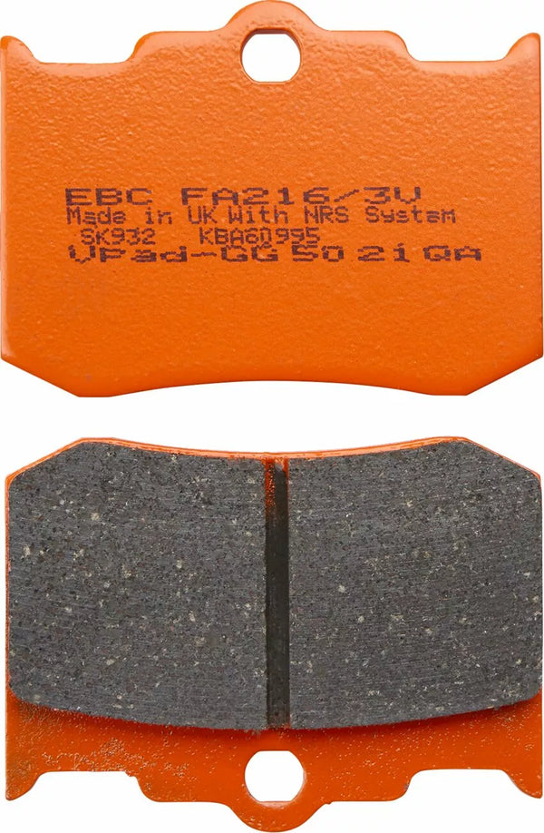 EBC BRAKE PAD VEE SEMISNTRD FA216/3V