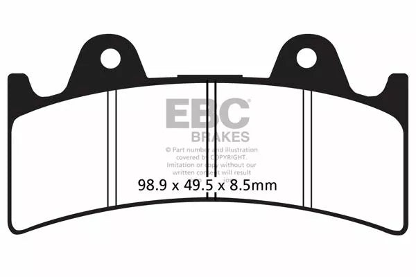 EBC BRAKE PAD FA SER ORGANIC FA243