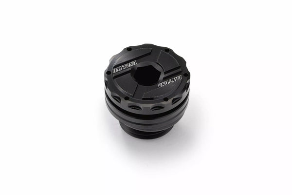 DAYTONA OIL FILLER CAP M20xP2.5 BLACK 80639