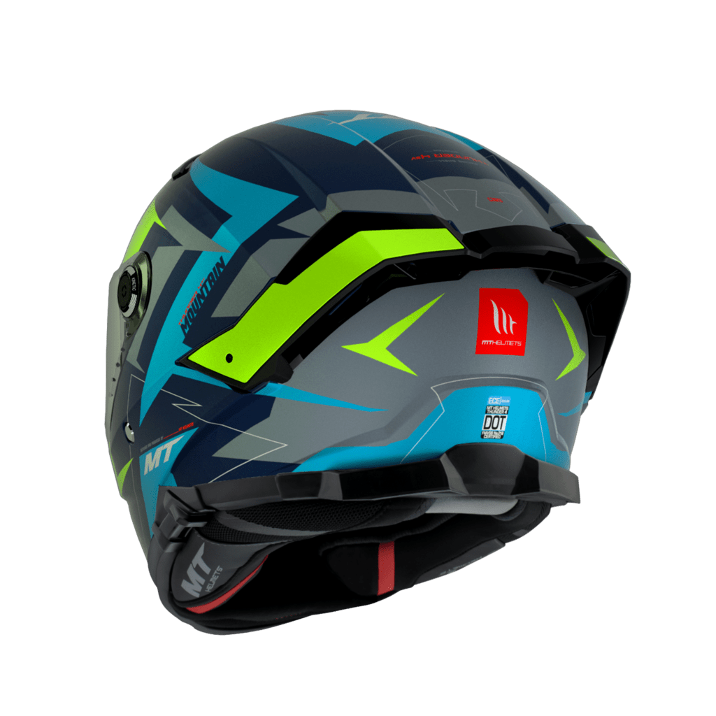 MT Helmets Integral Mc-Hjälm Thunder 4 SV Mountain Matt Blå