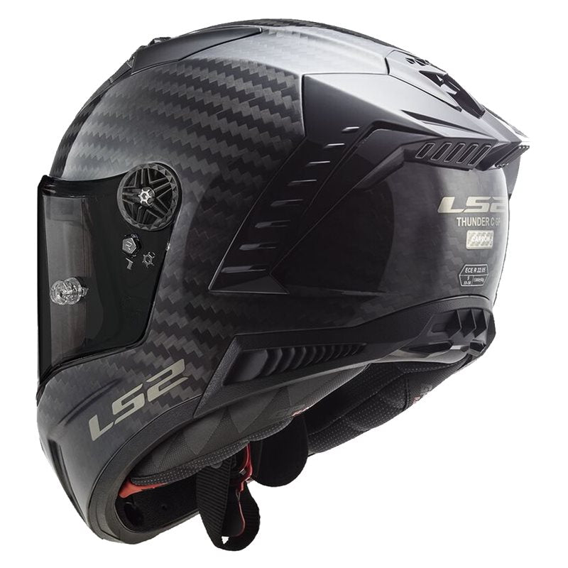 LS2 Integral MC Helmet Carbon Thunder Black