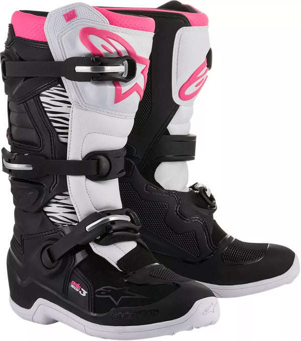 ALPINESTARS(MX) BOOT 4W TECH3 BK/WT/PK 8 2013218-130-8