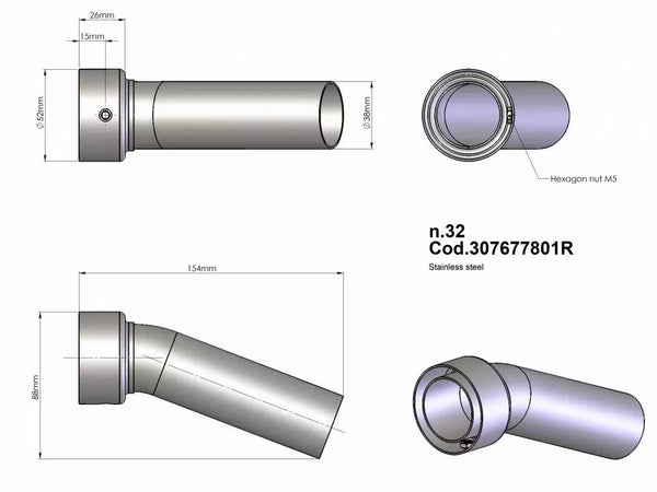 LEOVINCE DBKILLER 32 307677801R