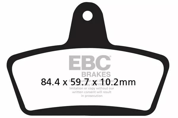 EBC BRAKE PAD FA SER ORGANIC FA623
