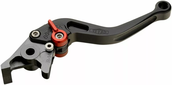 TITAX BRAKE LEVER RAC SH BK/RD RBK34-A/R