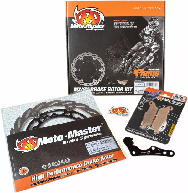 MOTO-MASTER BRAKE KIT FRONT FLOAT 270MM 310040