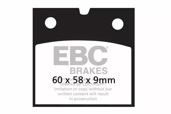 EBC BRAKE PAD VEE SEMISNTRD FA077V