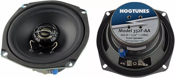 Hogtunes 2 Ohm 5.25 Front Speakers 06-1 352F-AA