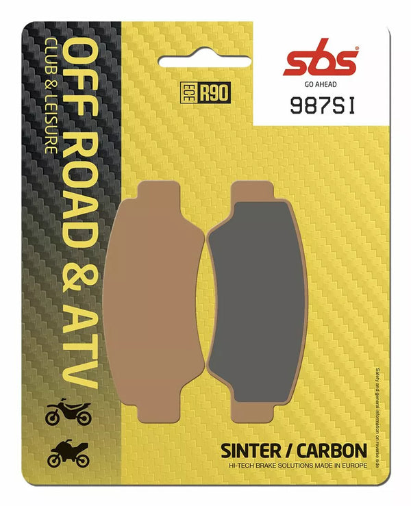 SBS BRAKE PAD SINT/CAR OFF 987SI