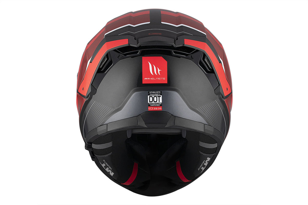 Mt Helmets Integral MC Helmet Thunder 4 SV R25 Red