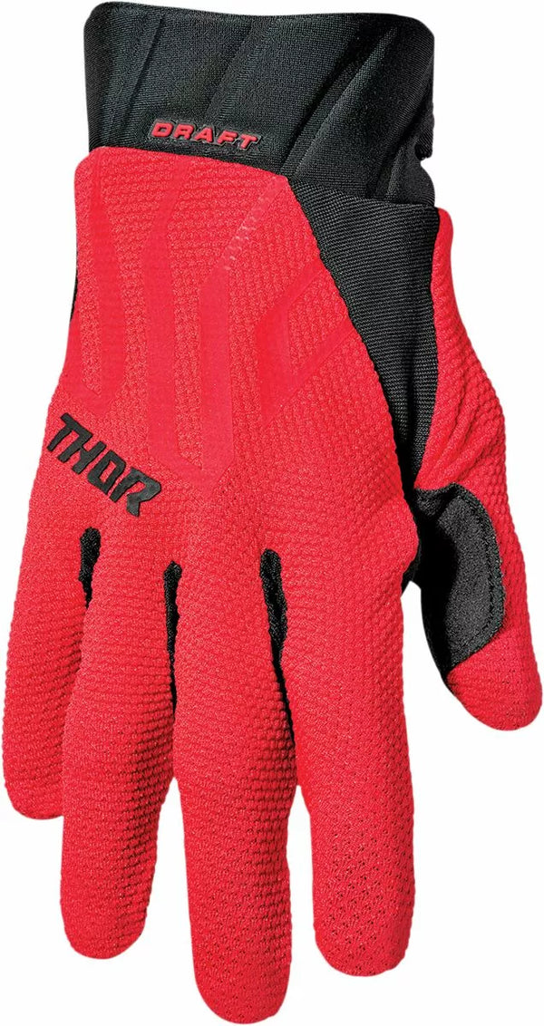 THOR GLOVE DRAFT RED/BLACK MD 3330-6790