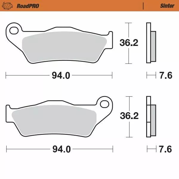 Moto-Master Brake Pad Sinter Front 403201