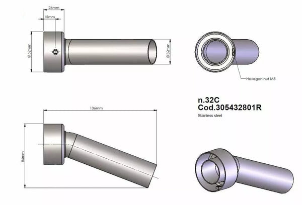LEOVINCE DBKILLER 32C 305432801R