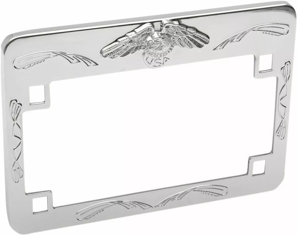 EMGO EAGLE LIC FRAME CHROME 86-42630