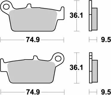 MOTO-MASTER BRAKE PAD NITRO 091821
