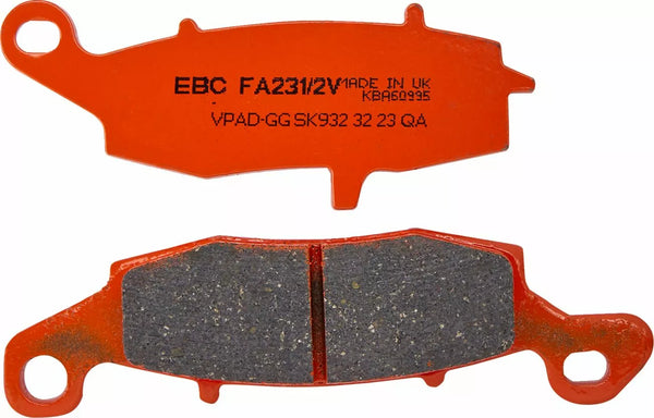 EBC BRAKE PAD VEE SEMISNTRD FA231/2V