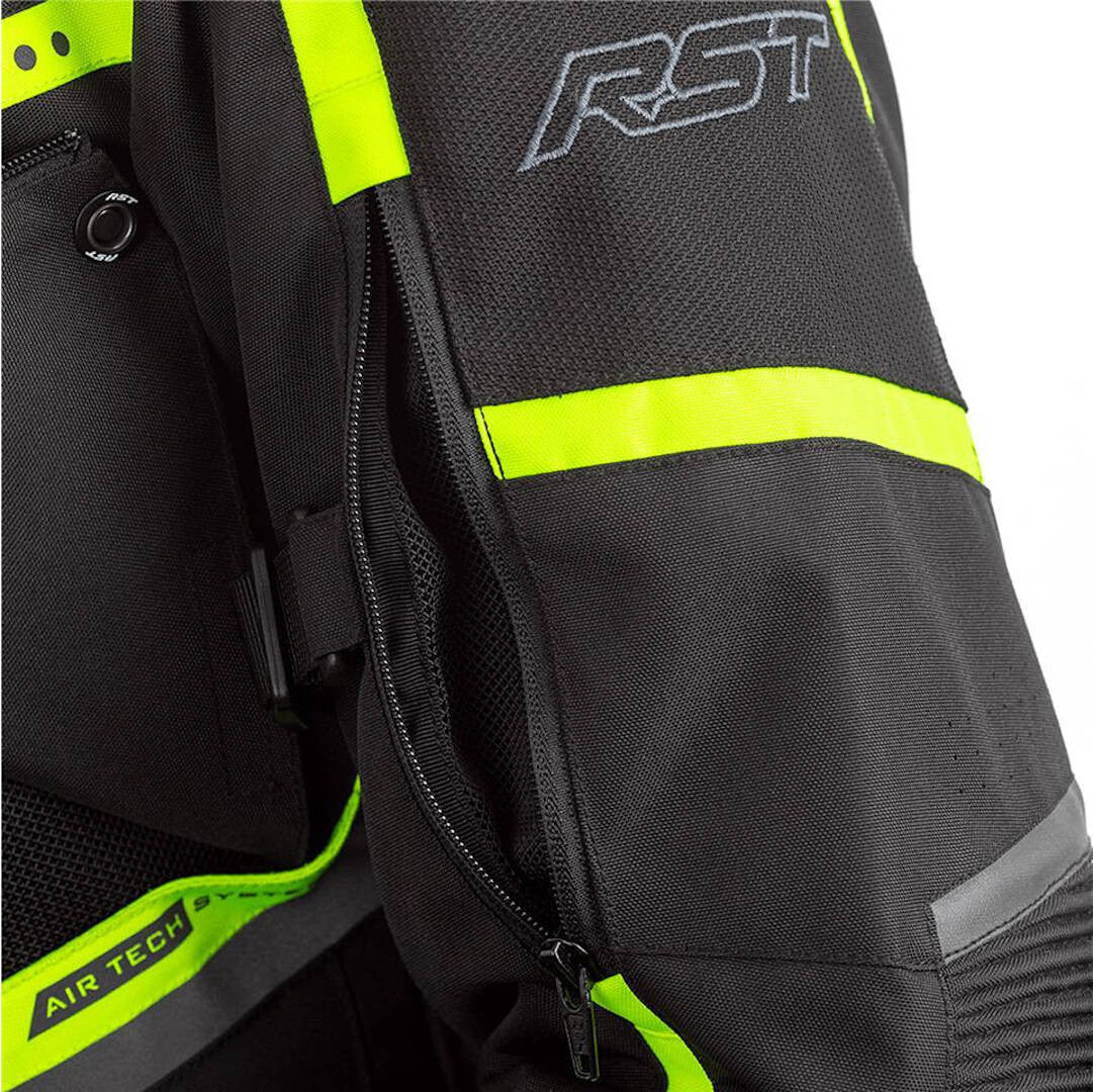 RST Textil Mc-Jacka Maverick Svart /Flu