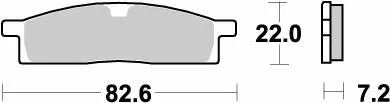 MOTO-MASTER BRAKE PAD NITRO 091221