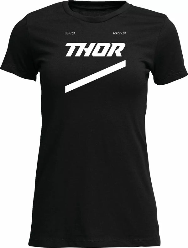 THOR TEE WOMENS BRAVE BLACK MD 3031-4297