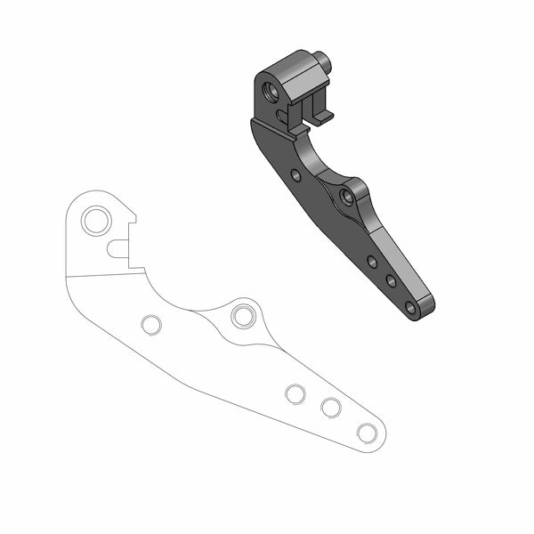 MOTO-MASTER BRAKE CALIPER ADAPTOR 211057